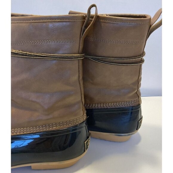 Sporto The Original Duck Boot Womens Ariel Faux Leather Waterproof Rain Boot-10M - Picture 10 of 13